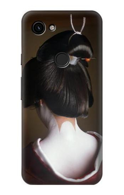 S1337 Japan Geisha Neck Hülle Schutzhülle Taschen für Google Pixel 3a