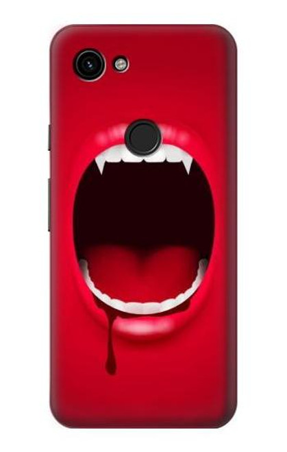 S2103 Vampire Mouth Hülle Schutzhülle Taschen für Google Pixel 3a