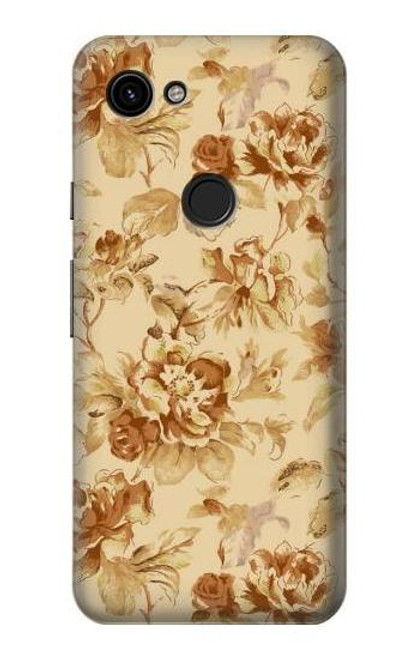 S2180 Flower Floral Vintage Pattern Hülle Schutzhülle Taschen für Google Pixel 3a