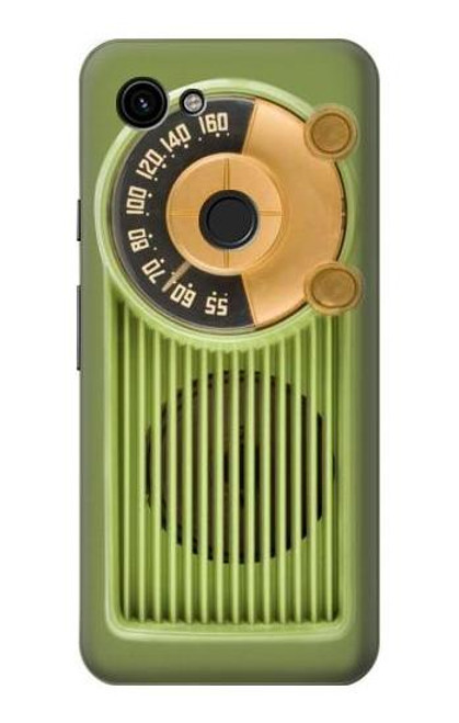 S2656 Vintage Bakelite Radio Green Hülle Schutzhülle Taschen für Google Pixel 3a