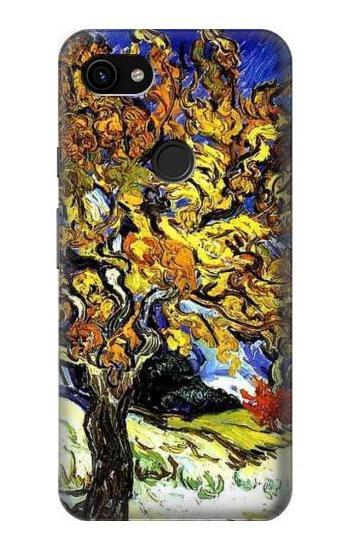 S0902 Mulberry Tree Van Gogh Hülle Schutzhülle Taschen für Google Pixel 3a XL