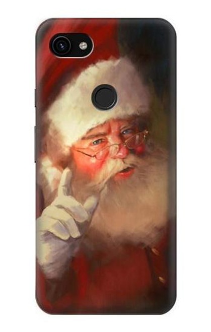 S1144 Xmas Santa Claus Hülle Schutzhülle Taschen für Google Pixel 3a XL