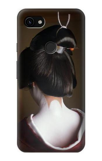 S1337 Japan Geisha Neck Hülle Schutzhülle Taschen für Google Pixel 3a XL