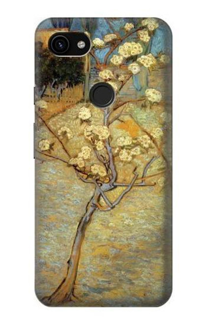 S1978 Van Gogh Letter Pear Tree Blossom Hülle Schutzhülle Taschen für Google Pixel 3a XL