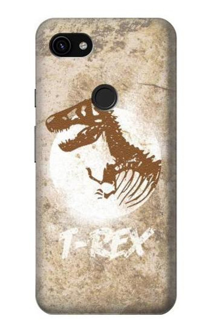 S2372 T-Rex Jurassic Fossil Hülle Schutzhülle Taschen für Google Pixel 3a XL