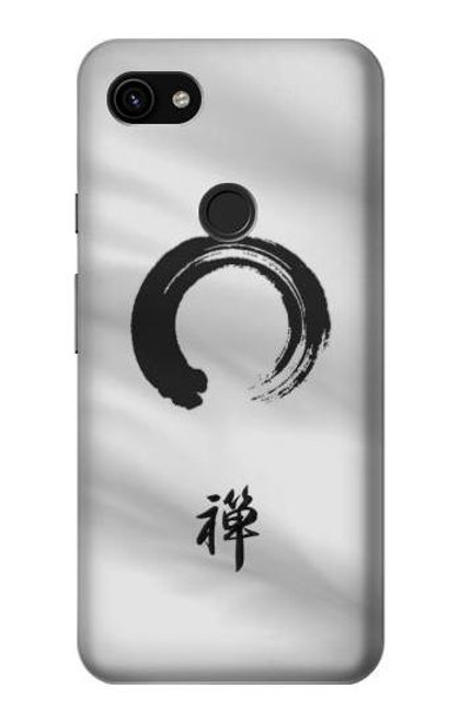 S2398 Zen Buddhism Symbol Hülle Schutzhülle Taschen für Google Pixel 3a XL