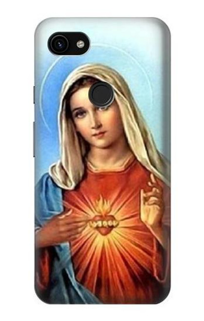 S2420 The Virgin Mary Santa Maria Hülle Schutzhülle Taschen für Google Pixel 3a XL