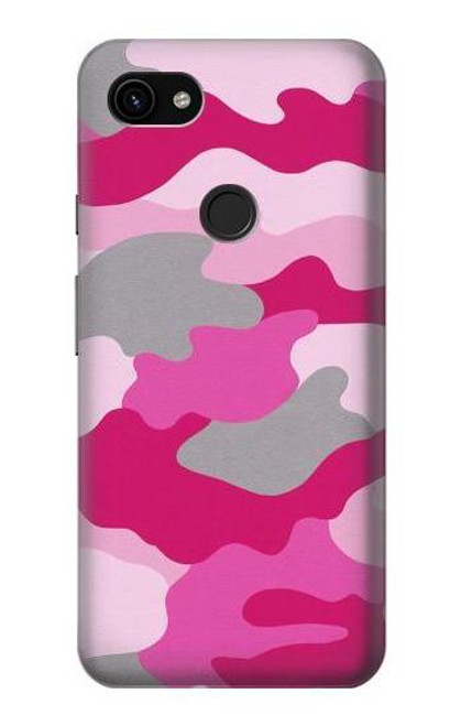 S2525 Pink Camo Camouflage Hülle Schutzhülle Taschen für Google Pixel 3a XL