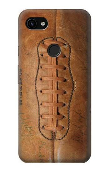 S2554 Vintage Old Ball Hülle Schutzhülle Taschen für Google Pixel 3a XL
