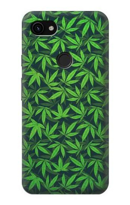 S2666 Marijuana Pattern Hülle Schutzhülle Taschen für Google Pixel 3a XL