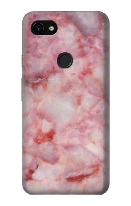 S2843 Pink Marble Texture Hülle Schutzhülle Taschen für Google Pixel 3a XL