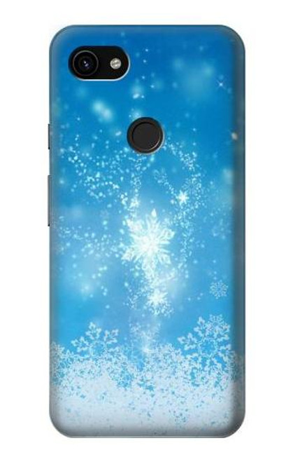 S2923 Frozen Snow Spell Magic Hülle Schutzhülle Taschen für Google Pixel 3a XL