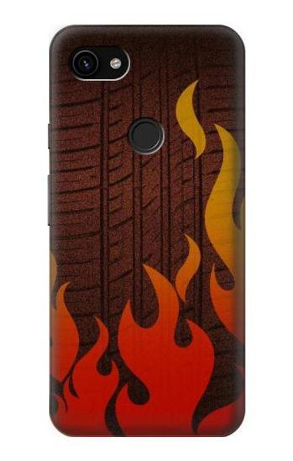 S2988 Rally Car Tire Fire Hülle Schutzhülle Taschen für Google Pixel 3a XL