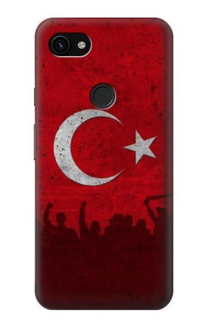 S2991 Turkey Football Soccer Euro 2016 Hülle Schutzhülle Taschen für Google Pixel 3a XL