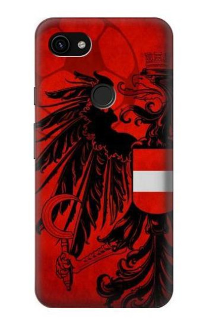 S3004 Austria Football Soccer Euro 2016 Hülle Schutzhülle Taschen für Google Pixel 3a XL