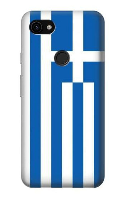S3102 Flag of Greece Hülle Schutzhülle Taschen für Google Pixel 3a XL