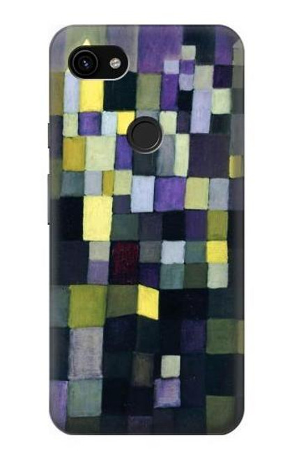 S3340 Paul Klee Architecture Hülle Schutzhülle Taschen für Google Pixel 3a XL