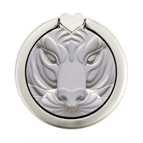 S0574 Tiger Carving Grafik Ringhalter und PopSockets