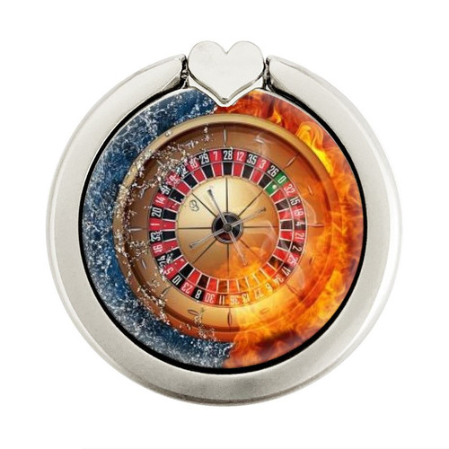 S2289 Roulette Casino Gamble Grafik Ringhalter und PopSockets
