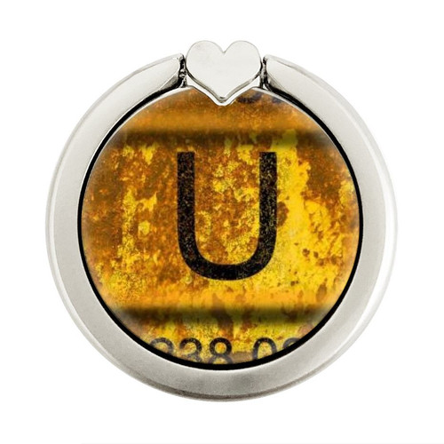 S2447 Nuclear Old Rusty Uranium Waste Barrel Grafik Ringhalter und PopSockets