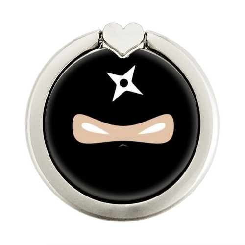 S2466 Ninja Shuriken Grafik Ringhalter und PopSockets
