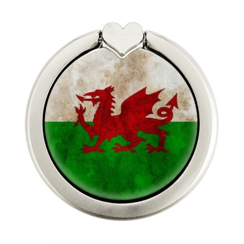 S2976 Wales Football Soccer Euro 2016 Flag Grafik Ringhalter und PopSockets