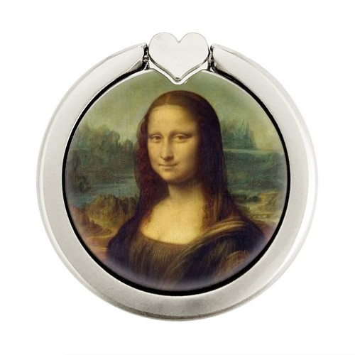 S3038 Mona Lisa Da Vinci Painting Grafik Ringhalter und PopSockets