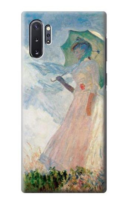 S0998 Claude Monet Woman with a Parasol Hülle Schutzhülle Taschen für Samsung Galaxy Note 10 Plus