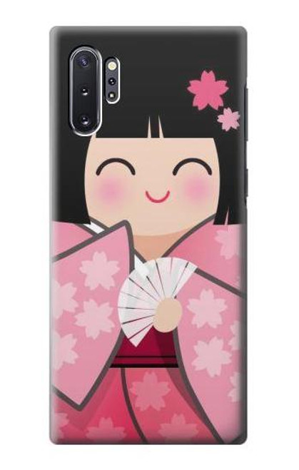 S3042 Japan Girl Hina Doll Kimono Sakura Hülle Schutzhülle Taschen für Samsung Galaxy Note 10 Plus