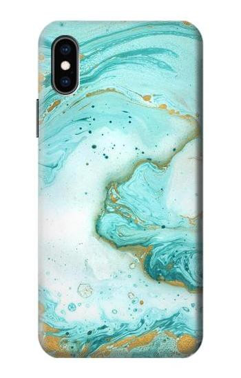 S3399 Green Marble Graphic Print Hülle Schutzhülle Taschen für iPhone X, iPhone XS