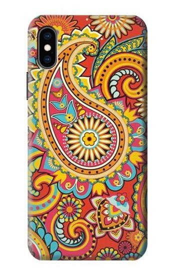 S3402 Floral Paisley Pattern Seamless Hülle Schutzhülle Taschen für iPhone X, iPhone XS