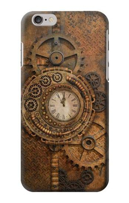 S3401 Clock Gear Streampunk Hülle Schutzhülle Taschen für iPhone 6 6S