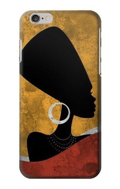 S3453 African Queen Nefertiti Silhouette Hülle Schutzhülle Taschen für iPhone 6 Plus, iPhone 6s Plus