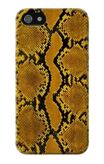 S3365 Yellow Python Skin Graphic Print Hülle Schutzhülle Taschen für iPhone 5 5S SE