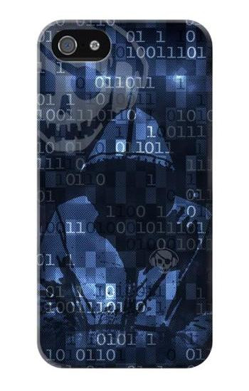 S3431 Digital Code Cyber Hacker Hülle Schutzhülle Taschen für iPhone 5 5S SE