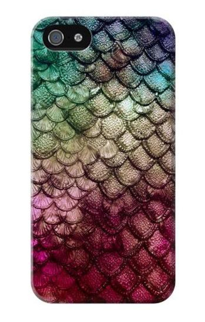 S3539 Mermaid Fish Scale Hülle Schutzhülle Taschen für iPhone 5 5S SE
