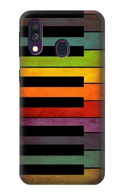 S3451 Colorful Piano Hülle Schutzhülle Taschen für Samsung Galaxy A40