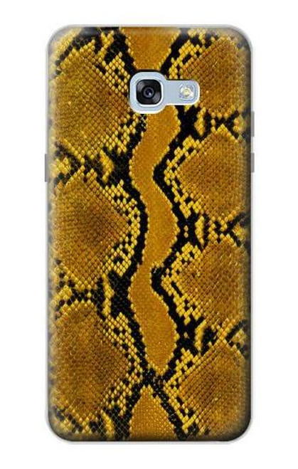 S3365 Yellow Python Skin Graphic Print Hülle Schutzhülle Taschen für Samsung Galaxy A5 (2017)