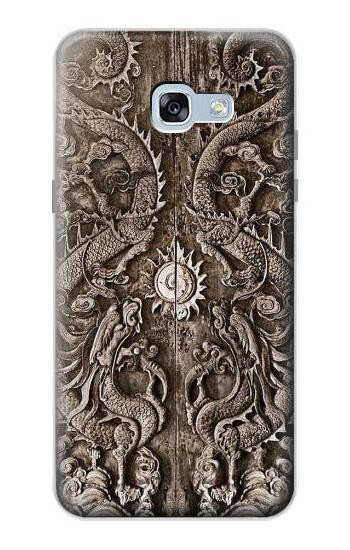 S3395 Dragon Door Hülle Schutzhülle Taschen für Samsung Galaxy A5 (2017)