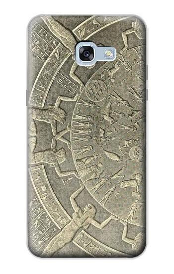 S3396 Dendera Zodiac Ancient Egypt Hülle Schutzhülle Taschen für Samsung Galaxy A5 (2017)