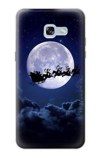 S3508 Xmas Santa Moon Hülle Schutzhülle Taschen für Samsung Galaxy A5 (2017)