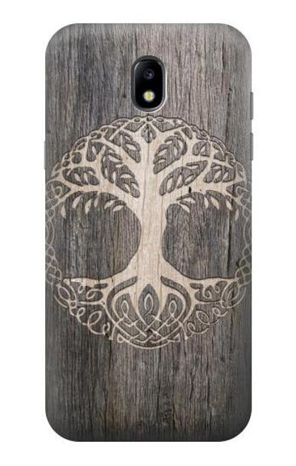 S3591 Viking Tree of Life Symbol Hülle Schutzhülle Taschen für Samsung Galaxy J5 (2017) EU Version