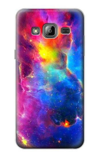 S3371 Nebula Sky Hülle Schutzhülle Taschen für Samsung Galaxy J3 (2016)