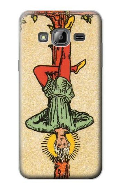S3377 Tarot Card Hanged Man Hülle Schutzhülle Taschen für Samsung Galaxy J3 (2016)