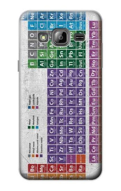 S3383 Periodic Table Hülle Schutzhülle Taschen für Samsung Galaxy J3 (2016)