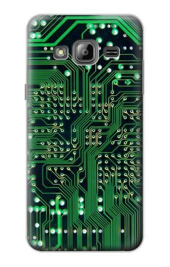 S3392 Electronics Board Circuit Graphic Hülle Schutzhülle Taschen für Samsung Galaxy J3 (2016)
