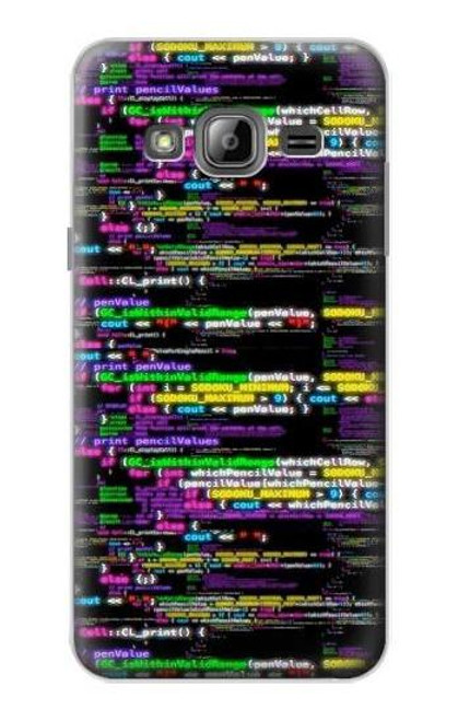 S3420 Coding Programmer Hülle Schutzhülle Taschen für Samsung Galaxy J3 (2016)