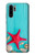 S3428 Aqua Wood Starfish Shell Hülle Schutzhülle Taschen für Huawei P30 Pro