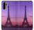 S3447 Eiffel Paris Sunset Hülle Schutzhülle Taschen für Huawei P30 Pro