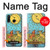 S3435 Tarot Card Moon Hülle Schutzhülle Taschen für Huawei P30 lite
